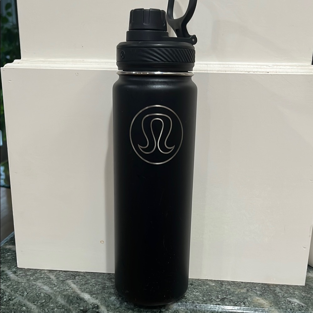 Lululemon Athletica Black Water Bottle